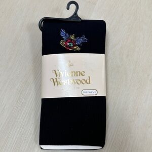 Vivienne Westwood Culture Heart Embroidery Tights Stockings